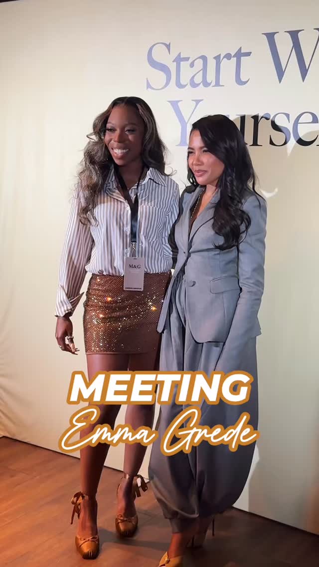 Meeting @emmagrede at the Boston stop of her Start With Yourself book tour was a full circle moment — especially having been part of the @goodamerican Always Fits campaign a few years back 👖✨.

This book doesn’t let you off easy. It reminds you to put yourself first without the guilt, and challenges you to get honest about why some goals haven’t happened yet so you can actually change that.

If you haven’t picked it up, it’s linked on my Amazon storefront. You need it on your shelf. 📖✨ 

—
#flyfiercefab #emmagrede #emmagredebooktour #startwithyourself Boston influencer, Rhode Island influencer, black style, influencer, black fashion blogger
