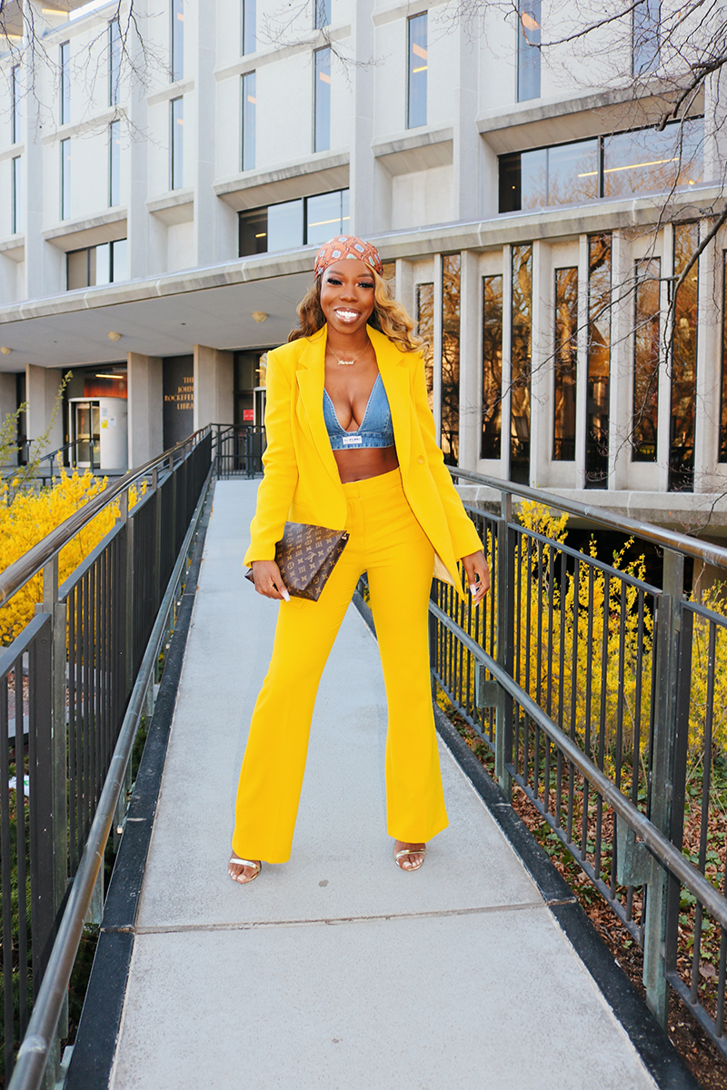 This Zara Yellow Suit Is Perfect For Spring - Fly Fierce Fab