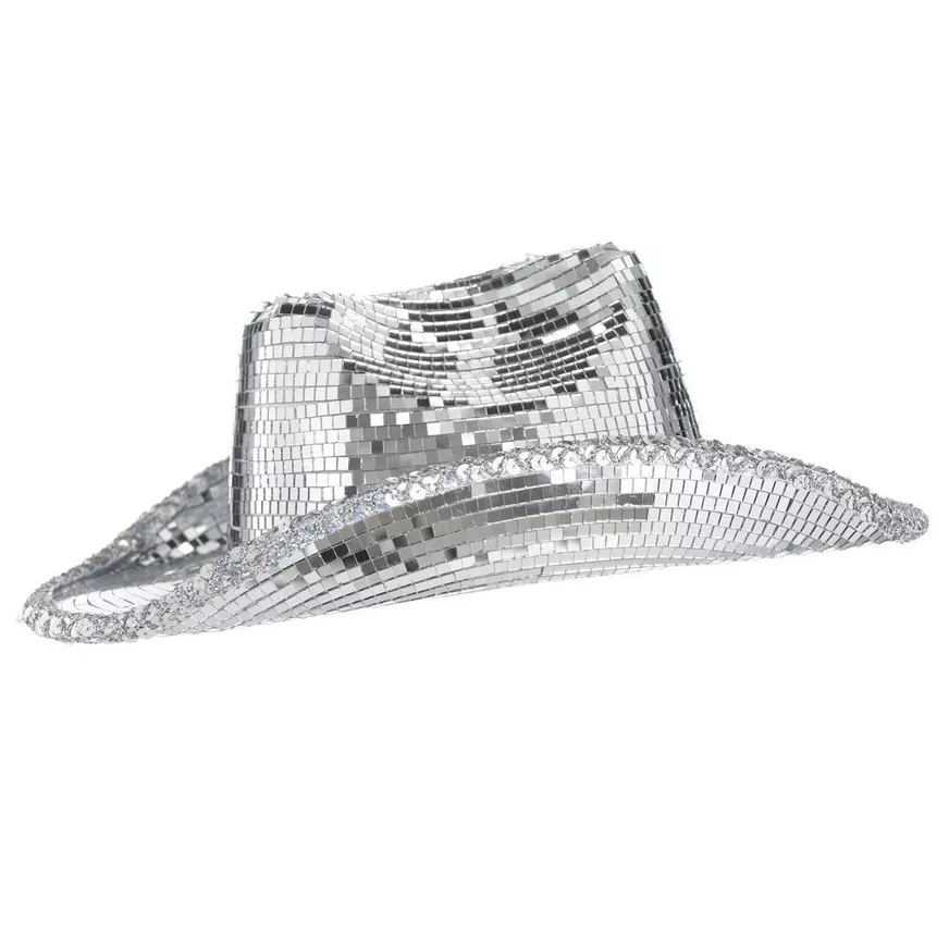https://flyfiercefab.com/wp-content/uploads/2023/07/Party-City-Silver-Mirror-Disco-Cowboy-Hat.png