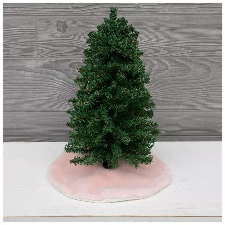 https://flyfiercefab.com/wp-content/uploads/2023/11/Hobby-Lobby-Pink-Mini-Christmas-Tree-Skirt.png