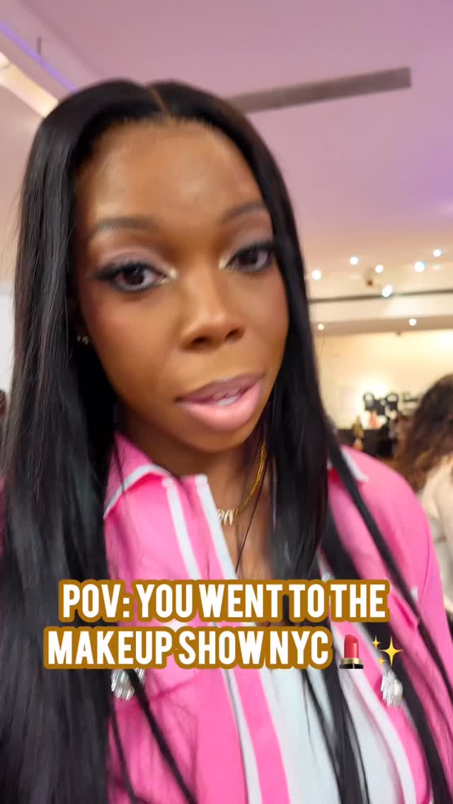 POV: you finally go to the @themakeupshow in NYC 🙌🏾💄✨ 

I got to check out a lot of new brands and products, and the top highlight was the @danessa_myricks X @paintedbyesther makeup masterclass! I learned so much (and you’ve got to see how much product we all left with).

Drop a 💄 if you’d want to go next year!

#flyfiercefab #nycmakeupshow #blackgirlswithstyle #makeupforblackwomen black girl makeup, makeup show 2026, nyc makeup show, pov vlog, Rhode Island influencer, Boston influencer, black girl beauty
